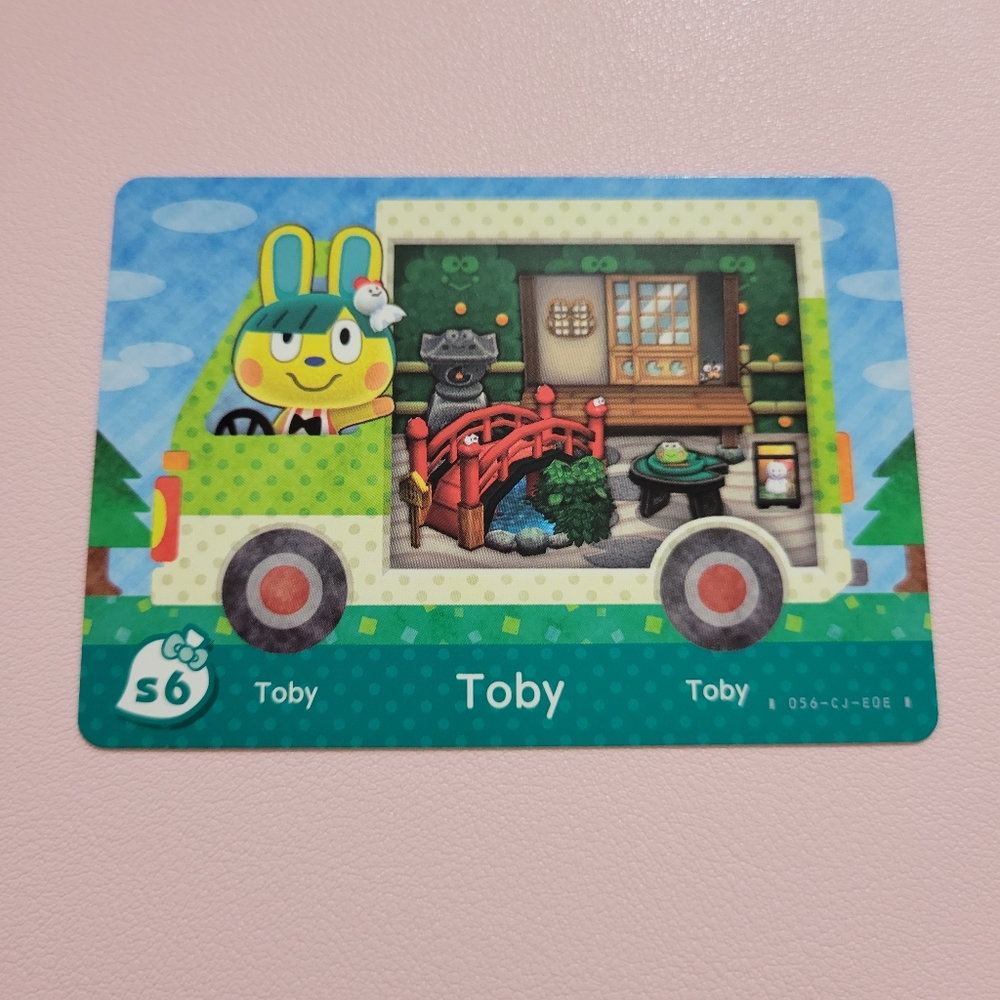 Animal Crossing Sanrio Amiibo Card Toby